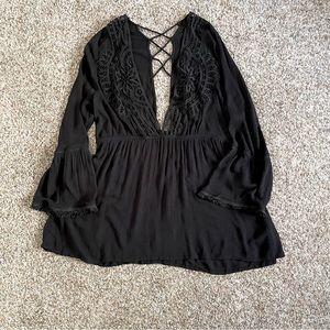 Topshop Crochet Beach Cover Up. SZ L